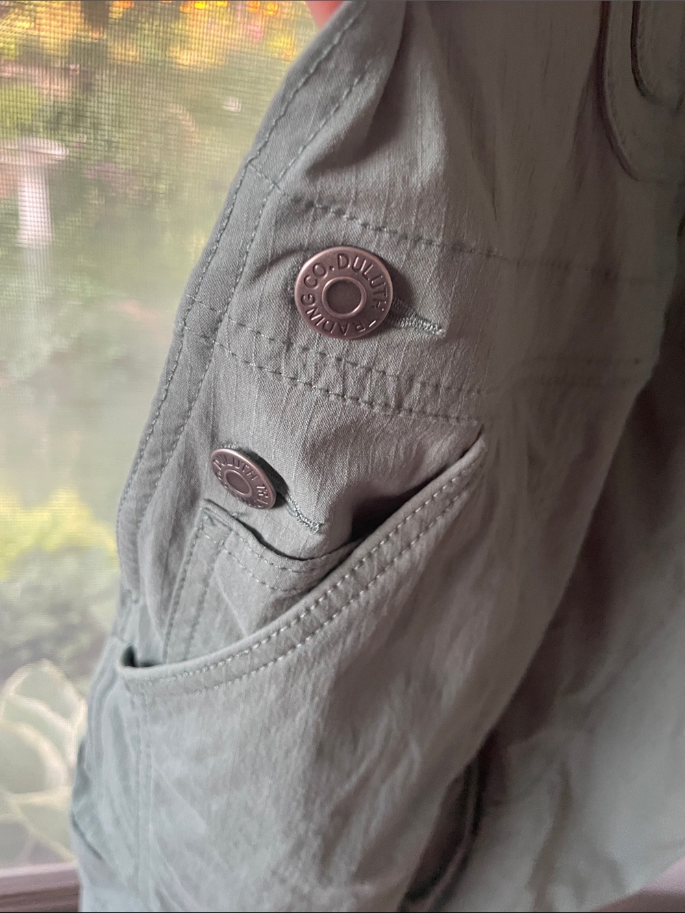 Duluth Trading Co Green Heirloom Gardening Overalls - Picture 7 of 13